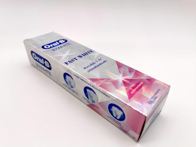 รูปตัวอย่างกล่องยาสีฟันแบบเปิดหัวท้าย