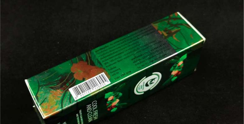 กล่องยาสีฟันพิมพ์กระดาษฟอล์ย 7